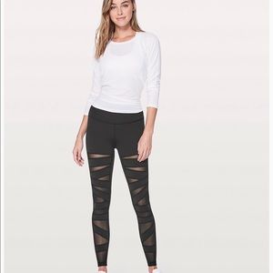 Lululemon Wunder Under Pant- Tech Mesh